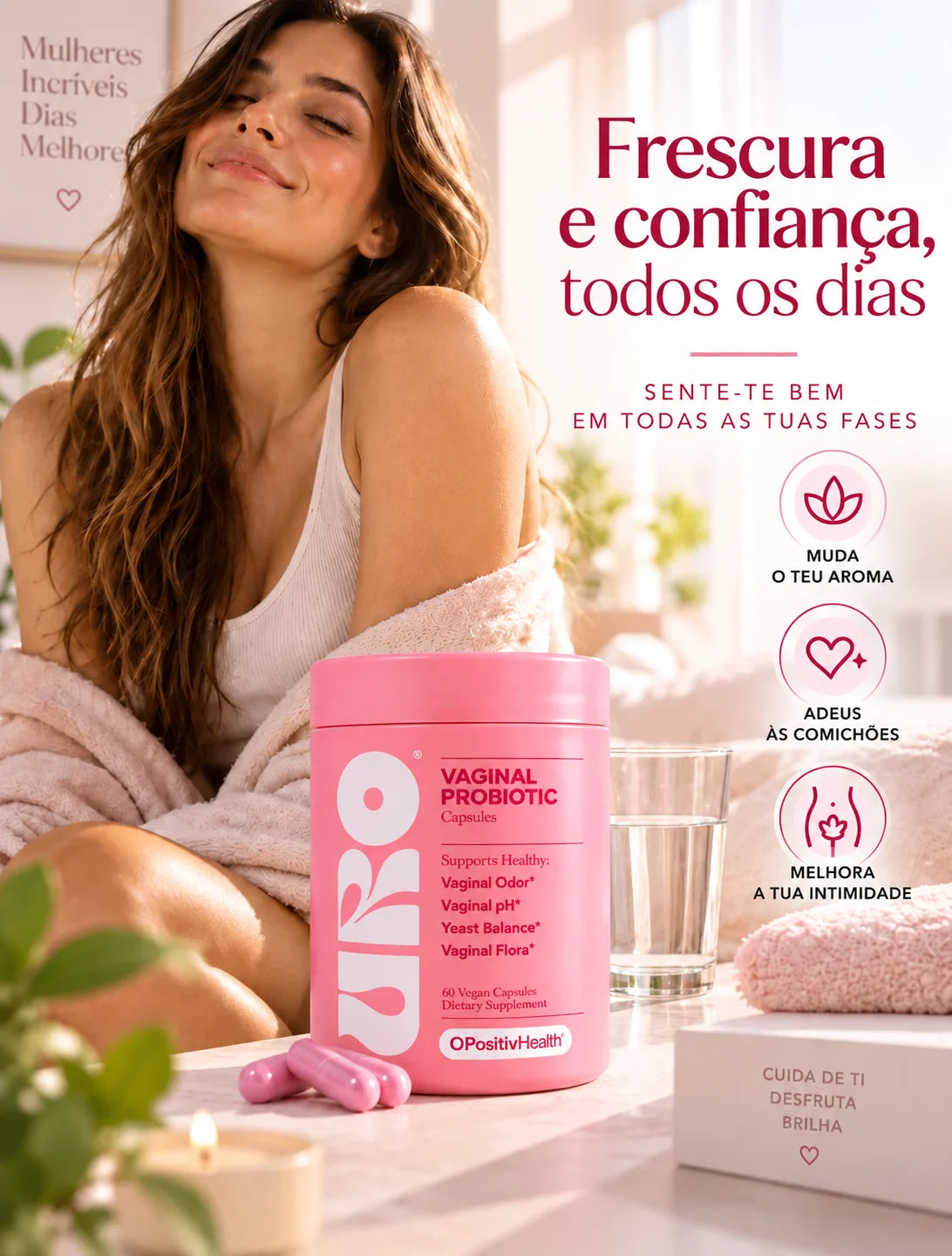 Probióticos vaginais para o cuidado íntimo feminino